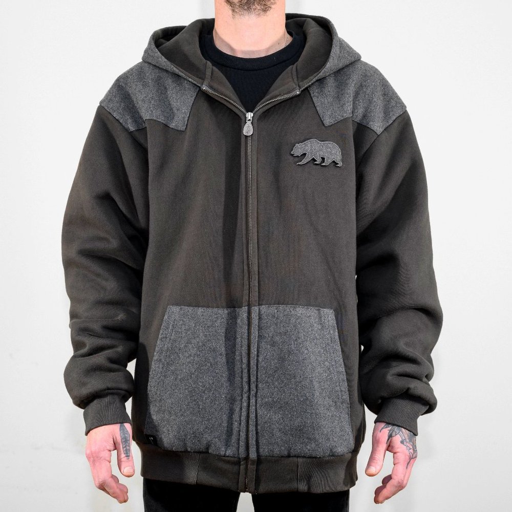 Grassroots Zip Up Lined Sweatshirt / Jacket